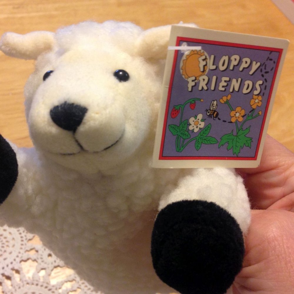 Stuffed Animal for Easter or whenever - Floppy Friends Sherpa, plush, nwt